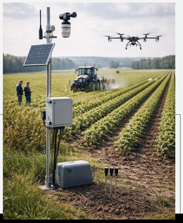 Разработка IoT мониторинга полей в Белореченске от 8622 р. | АвикейБлч