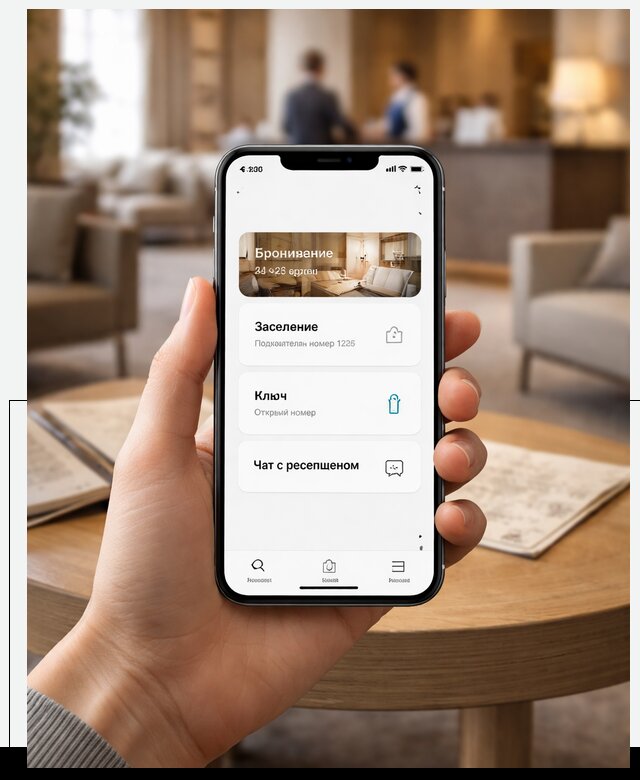 Мобильное приложение для гостей отеля в Белореченске, управление сервисом
